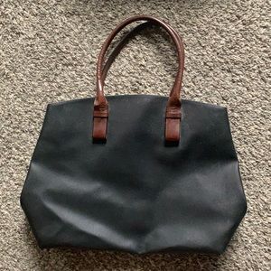 Bottega Veneta Embossed Black Leather Tote